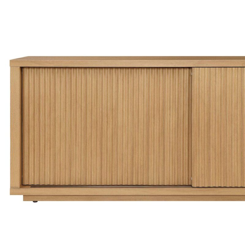 Beautiful Fluted TV Stand for TVa s up to 70a by Drew Barrymore, Warm Honey Finish - Image 8