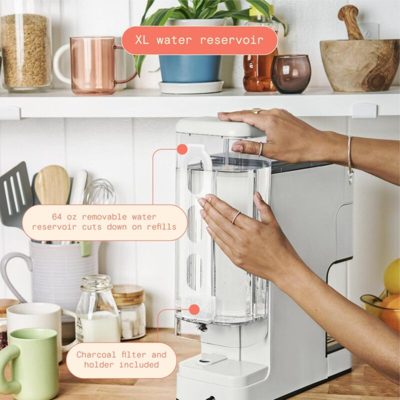 Beautiful Perfect Grinda c Programmable Single Serve Coffee Maker, White Icing by Drew Barrymore - Image 15