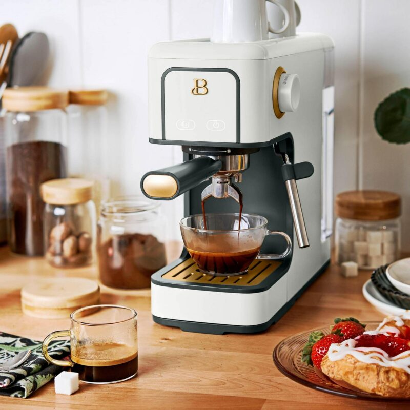 Beautiful Slim Espresso Maker with 20-Bar Pressure, White Icing by Drew Barrymore - Image 13