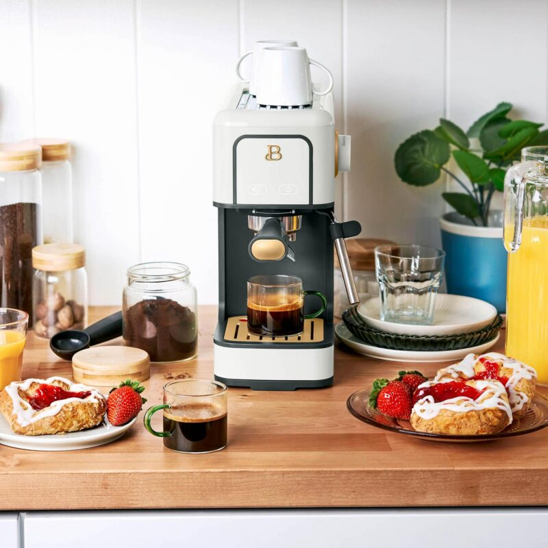 Beautiful Slim Espresso Maker with 20-Bar Pressure, White Icing by Drew Barrymore - Image 17
