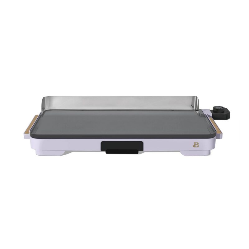Beautiful XL Electric Griddle 12  x 22 - Non-Stick, Lavender by Drew Barrymore