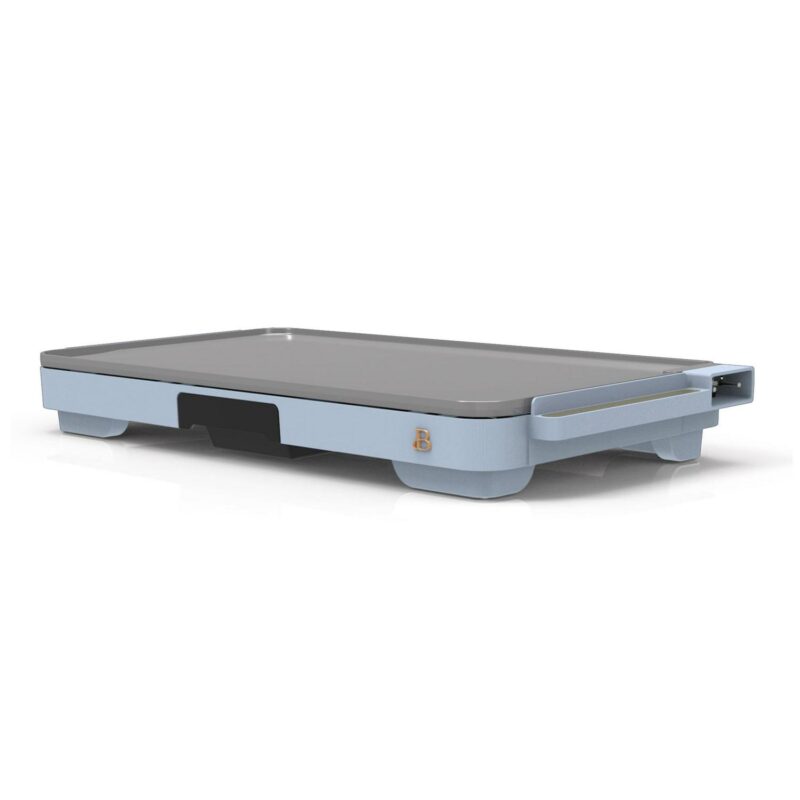 Beautiful XL Electric Griddle 12  x 22 - Non-Stick, Cornflower Blue by Drew Barrymore - Image 11