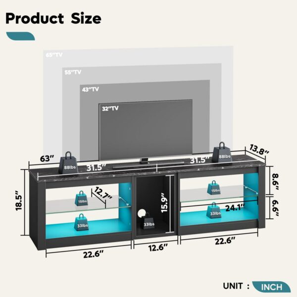 Bestier TV Stand for f0f500688707a0cc6c9bbecd36075f0d