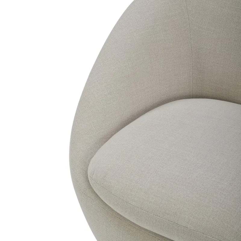 Better Homes and Gardens Mira Swivel Chair, Linen - Image 9