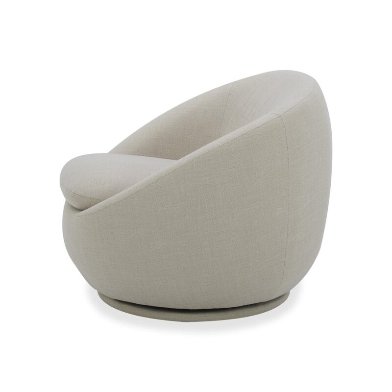 Better Homes and Gardens Mira Swivel Chair, Linen - Image 4