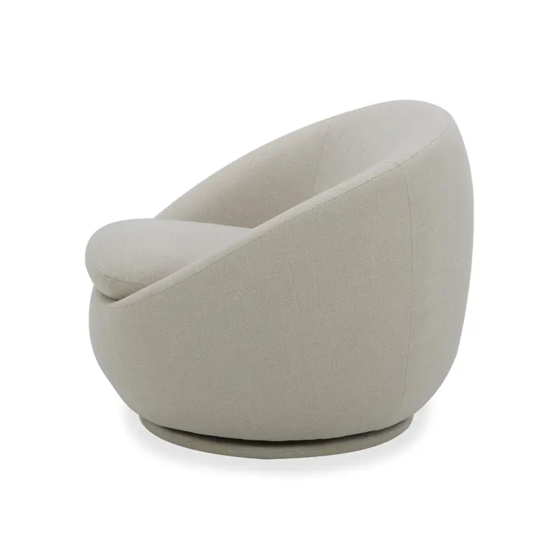 Better Homes and Gardens Mira Swivel Chair, Linen - Image 4