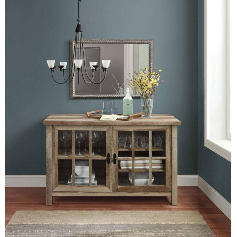 Better Homes and Gardens Oxford Square TV Stand for TVs up to 55 , Rustic Brown - Image 12