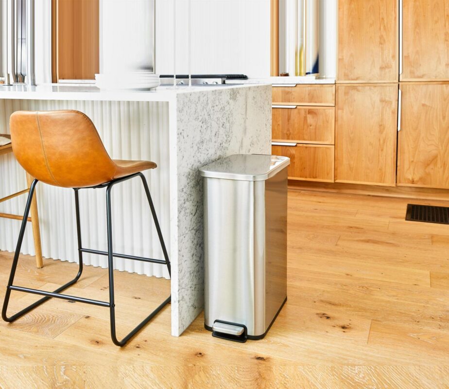 Better Homes and Gardens 13.2 Gallon Slim Kitchen Trash Can, Stainless Steel Kitchen Step Trash Can - Image 9