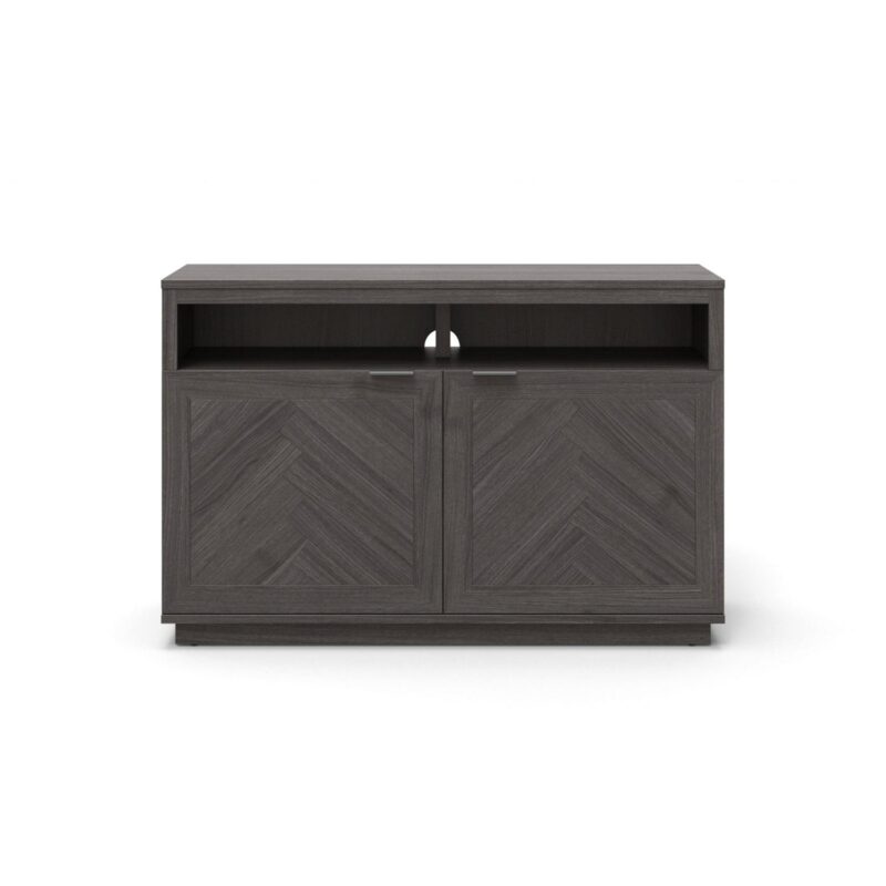 Better Homes and Gardens Herringbone TV Stand for TVs up to 55a , Gray - Image 9