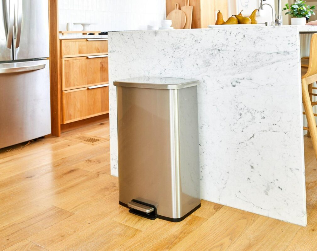 Better Homes and Gardens 13.2 Gallon Rectangular Stainless Steel Trash Can, Kitchen Step Trash Can - Image 9