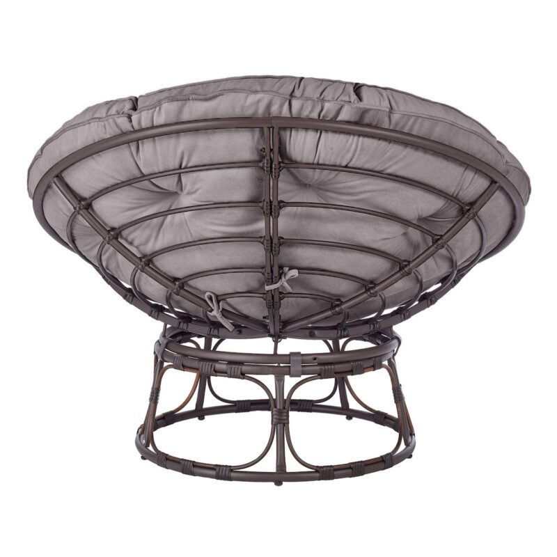Better Homes and Gardens Papasan Chair, Charcoal Gray - Image 4