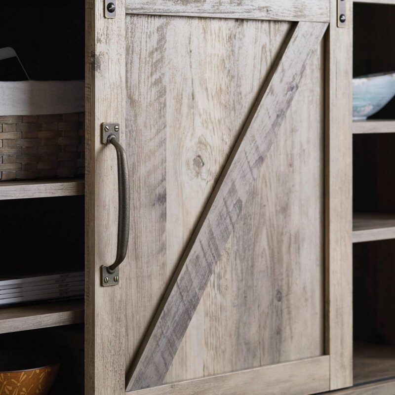Better Homes and Gardens Modern Farmhouse TV Stand for TVs up to 70 , Rustic Gray - Image 8