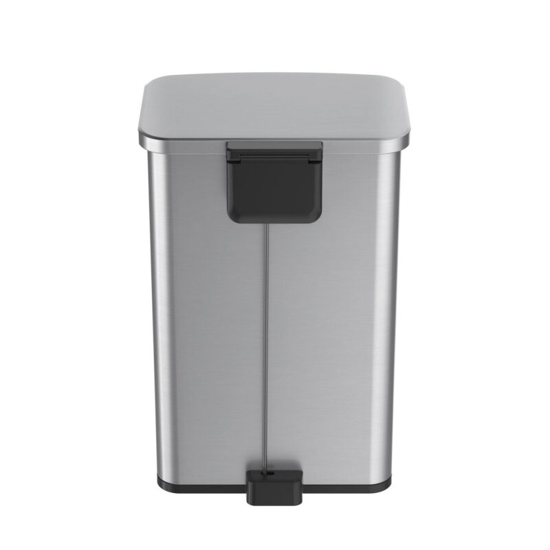 Better Homes and Gardens 13.2 Gallon Rectangular Stainless Steel Trash Can, Kitchen Step Trash Can - Image 7