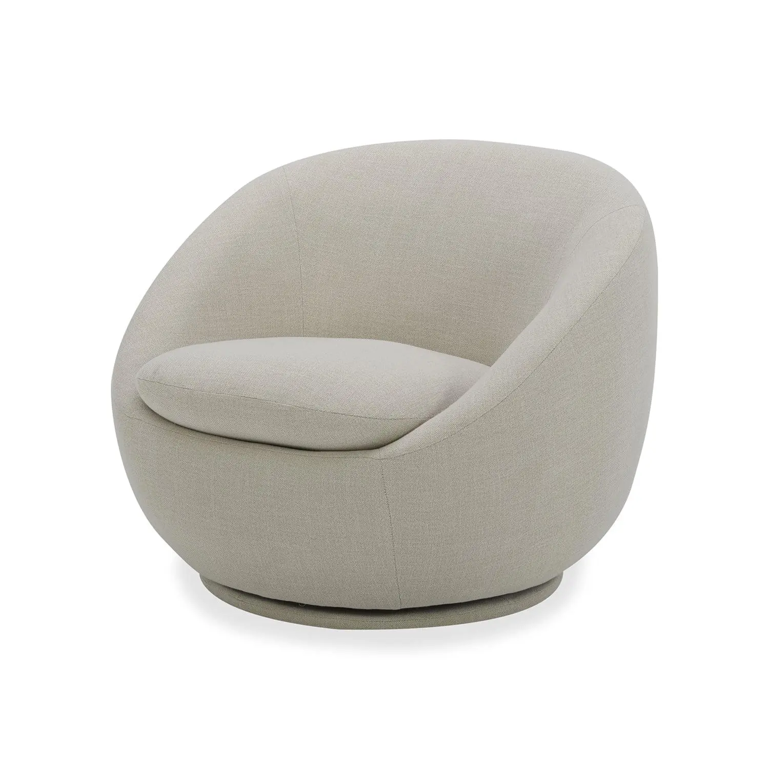 Better Homes and Gardens Mira Swivel Chair, Linen 2 Better Homes and Gardens Mira Swivel Chair, Linen - Image 2