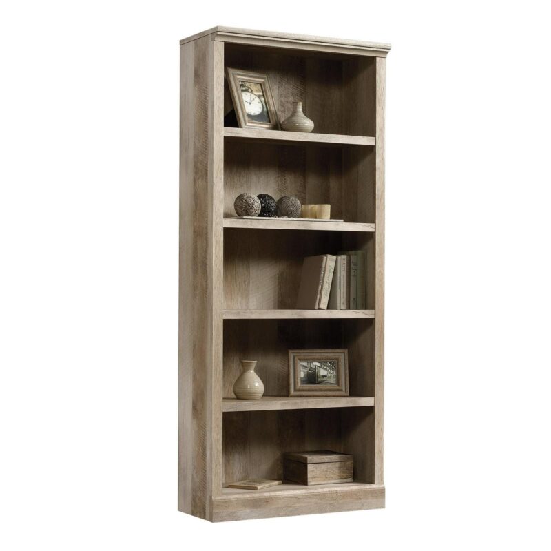 Better Homes and Gardens 71  Crossmill 5-Shelf Bookcase, Weathered Finish - Image 5