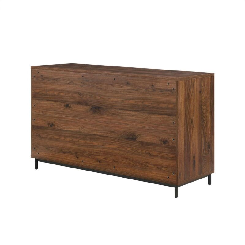 Better Homes and Gardens Wyatt Geo 6-drawer Dresser, Walnut Finish - Image 9