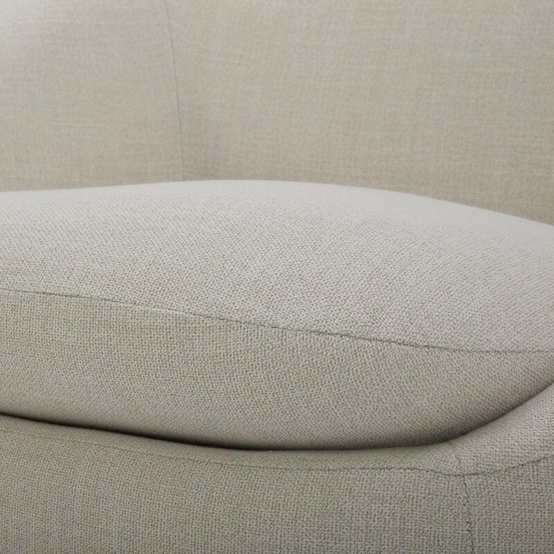 Better Homes and Gardens Mira Swivel Chair, Linen - Image 8