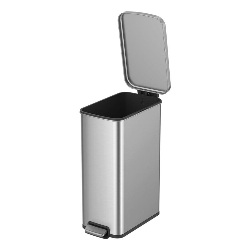 Better Homes and Gardens 13.2 Gallon Slim Kitchen Trash Can, Stainless Steel Kitchen Step Trash Can - Image 3