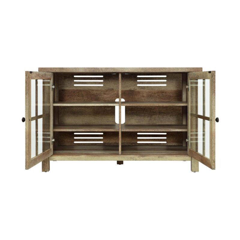 Better Homes and Gardens Oxford Square TV Stand for TVs up to 55 , Rustic Brown - Image 7