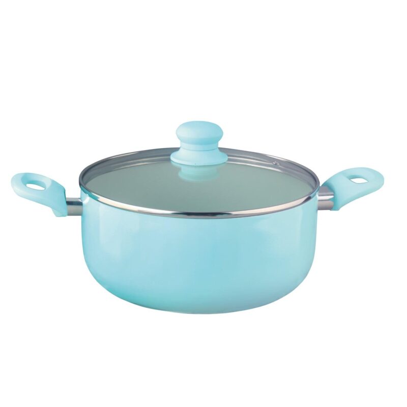 Brentwood BPS-207BL 7-piece Aluminum Non-Stick Cookware Set (Blue) - Image 8