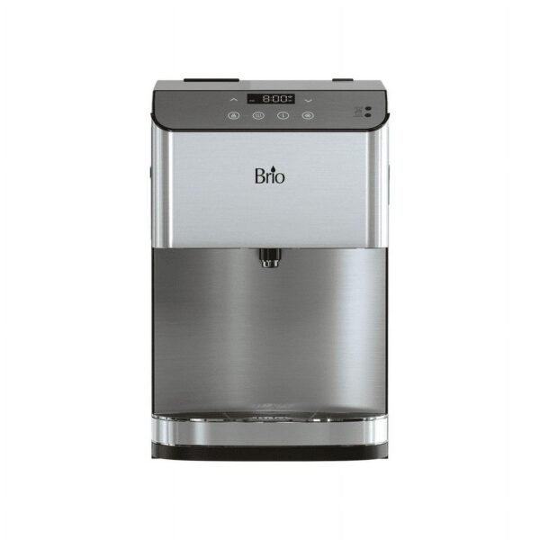 Brio 3-Stage Filtration Water Countertop Dispenser Tri-Temp Digital, Connects to your water line, Height 19.3