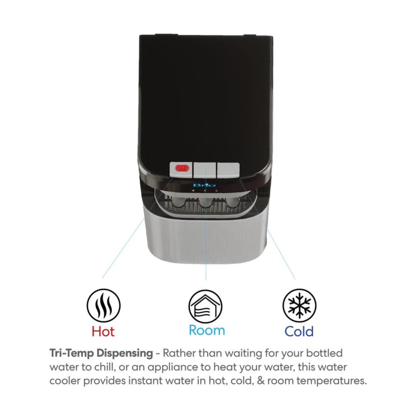 Brio 400 Series 2-Stage Filtration Water Dispenser Tri-Temp, Connects to your water line, Height 41.05 - Image 3