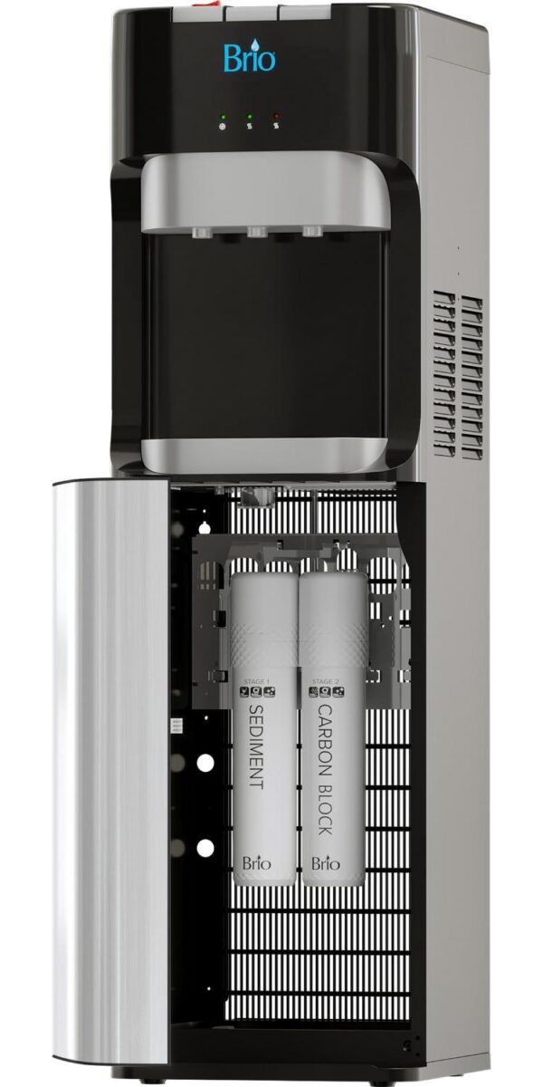 Brio 400 Series 2-Stage Filtration Water Dispenser Tri-Temp, Connects to your water line, Height 41.05