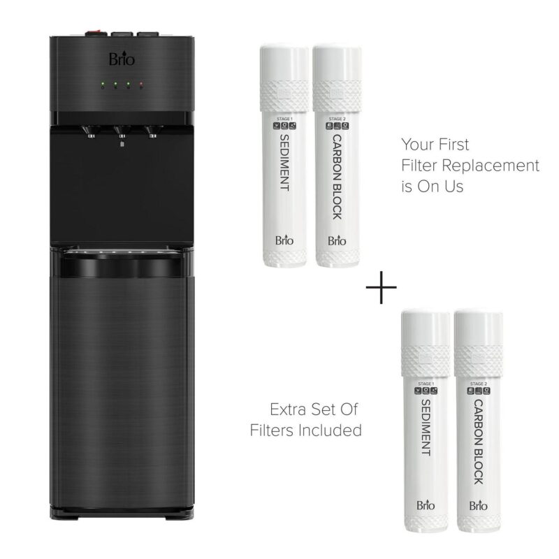 Brio 500 Series 2-Stage Filtration Water Dispenser Tri-Temp Digital, Connects to your water line, Height 41.05 - Image 2