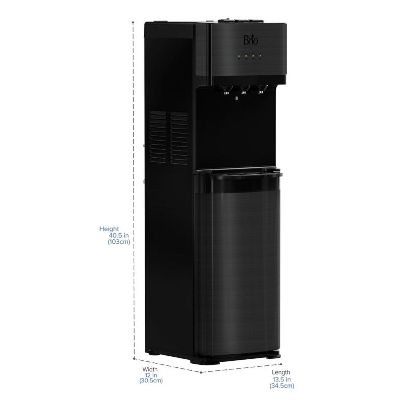 Brio 500 Series 2-Stage Filtration Water Dispenser Tri-Temp Digital, Connects to your water line, Height 41.05 - Image 3