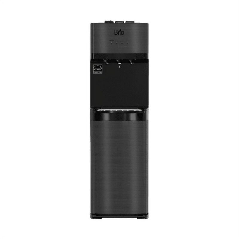 Brio 500 Series Self Cleaning Bottom Loading 3-5 Gallon Capacity Tri-Temperature Water Cooler Dispenser with Hot Water Up To 198 Degrees, Cold Water Down To 39 Degrees and Room Temperature Water - Image 2