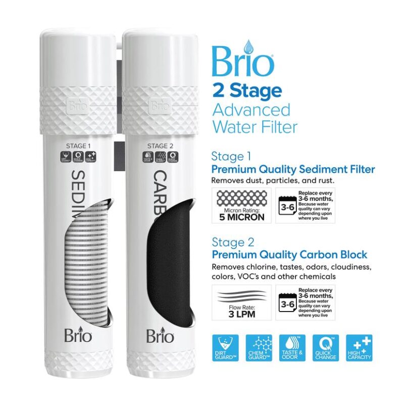 Brio 500 Series Self-Cleaning Stainless Steel Water Dispenser: Hot, Cold, and Room Temperature - Image 6