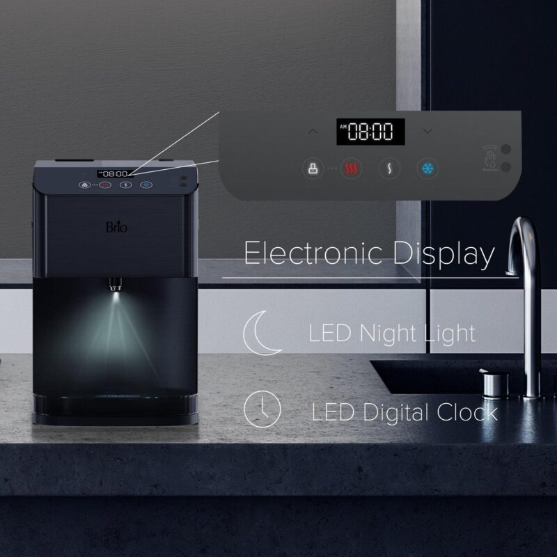 Brio 700 Series Moderna Touchless 3-Stage Filtration Water Dispenser, Connects to your water line, Height 19.3 - Image 7