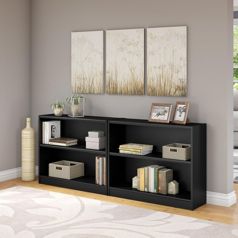 Bush Furniture Universal 2 Shelf Bookcase Set of 2 - Image 4