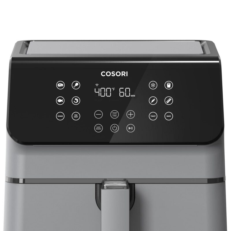 COSORI Pro II 5.8-Quart Smart Air Fryer, 12-in-1, Walmart Exclusive, Voice Control, Light Gray - Image 3