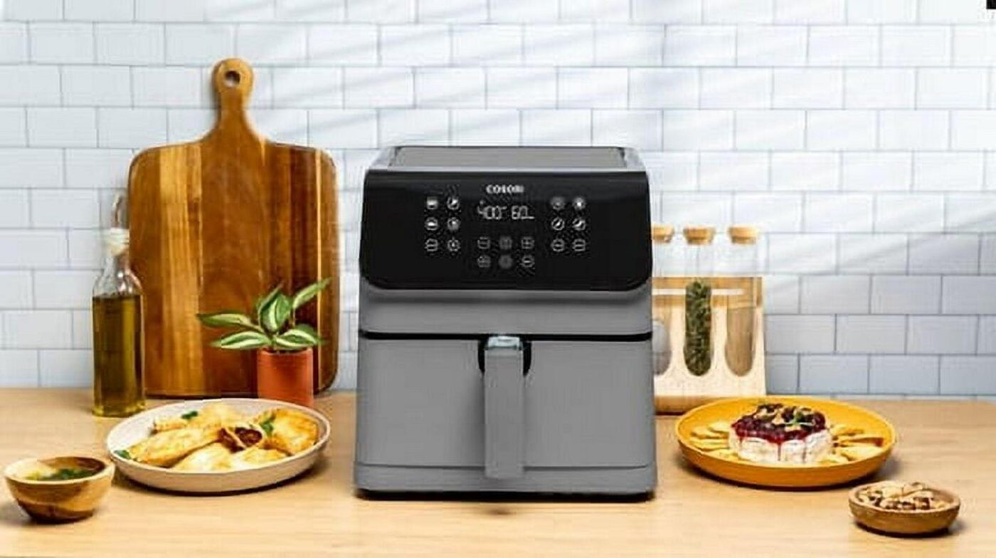 COSORI Pro II 5.8-Quart Smart Air Fryer, 12-in-1, Walmart Exclusive, Voice Control, Light Gray - Image 9