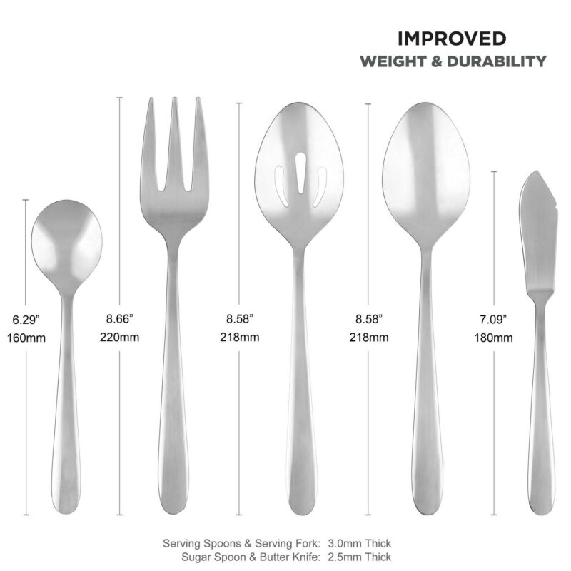 Cambridge Haledon Mirror 77-Piece Expanded Flatware Set (Service for 12) - Image 3