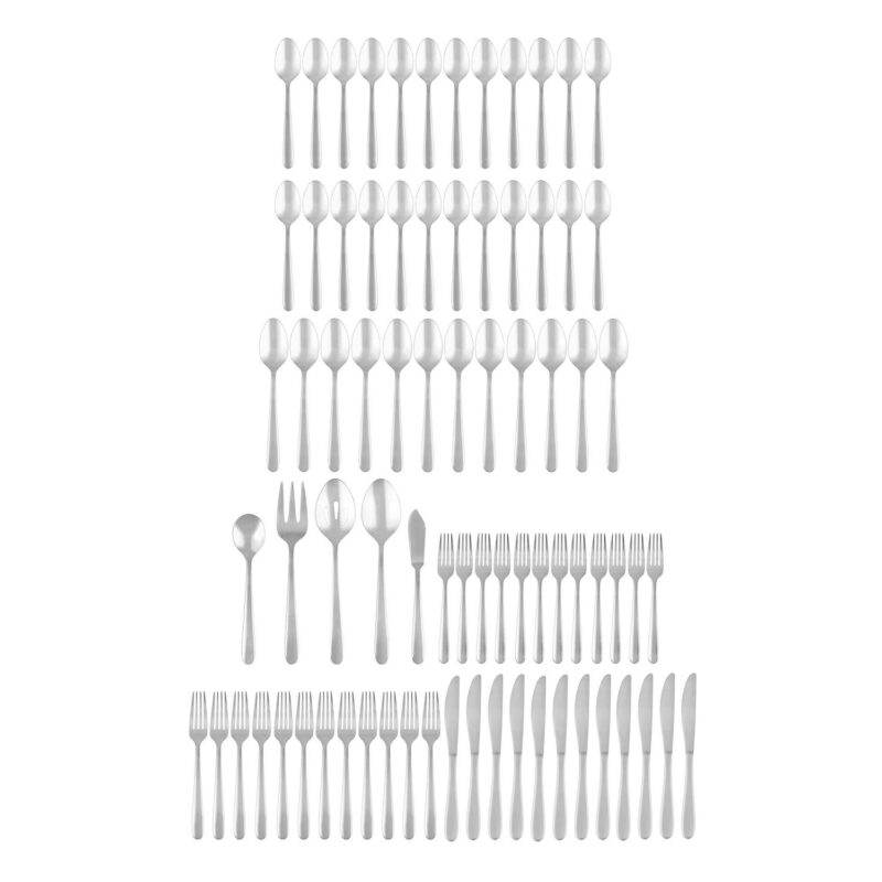 Cambridge Haledon Mirror 77-Piece Expanded Flatware Set (Service for 12) - Image 6