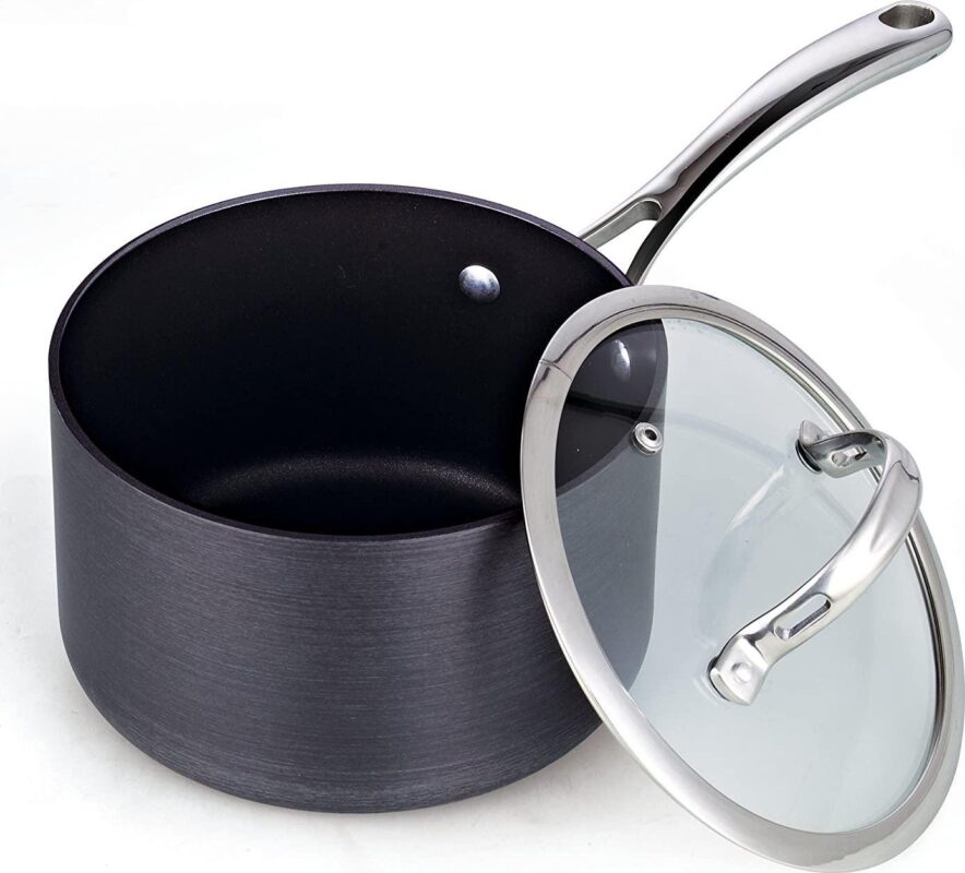 Cooks Standard 02709 Nonstick Hard Anodized Cookware Set, 8 Piece, Black - Image 4