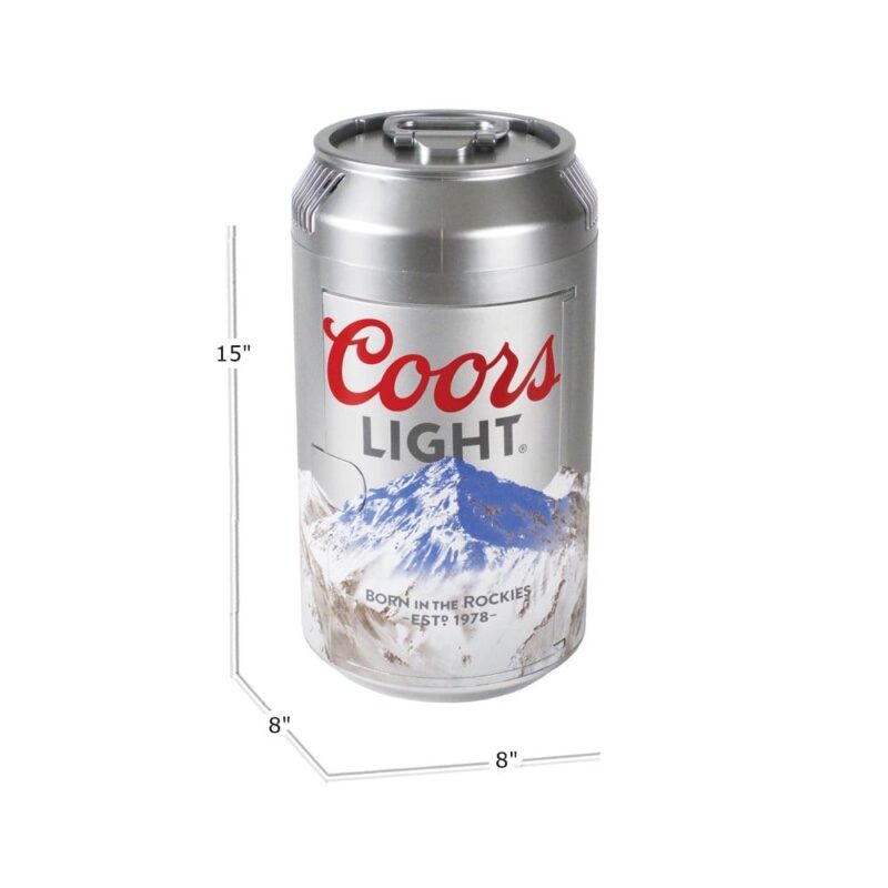 Coors Light 8 Can AC/DC Personal Mini Cooler Portable Mini Fridge Refrigerator - Image 7