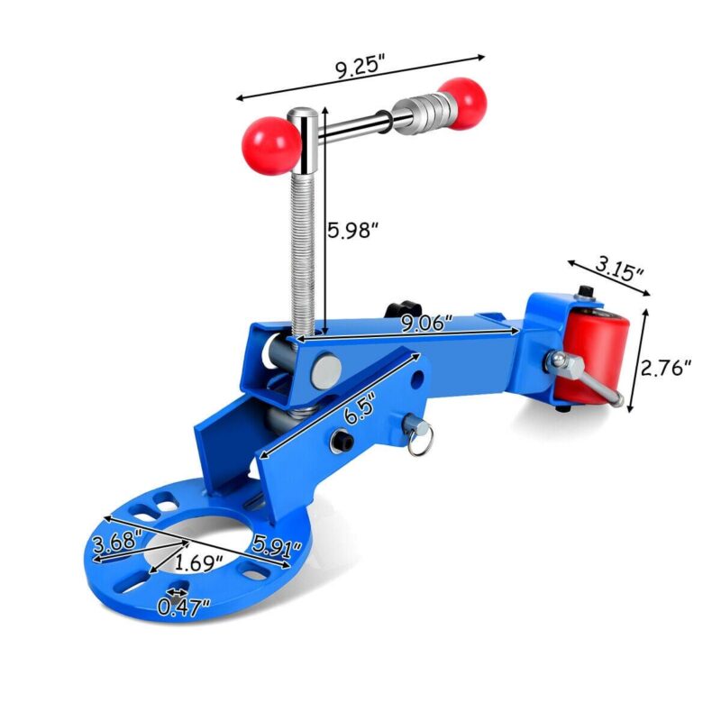 Costway Fender Roller Tool Reforming Extending Auto Body Wheel Arch Roller Heavy Duty - Image 2