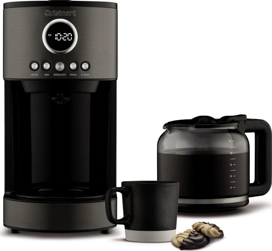 Cuisinart 12 Cup Coffeemaker , Stainless Steel Black - Image 2