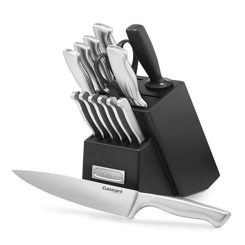 Cuisinart 15pc Stainless Steel Hollow Handle Cutlery Block Set - Image 2