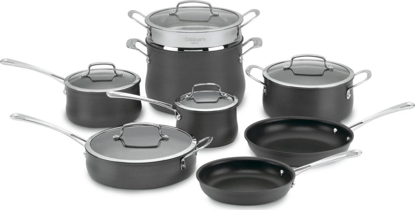 Cuisinart 64-13 Contour Hard Anodized 13-Piece Cookware Set