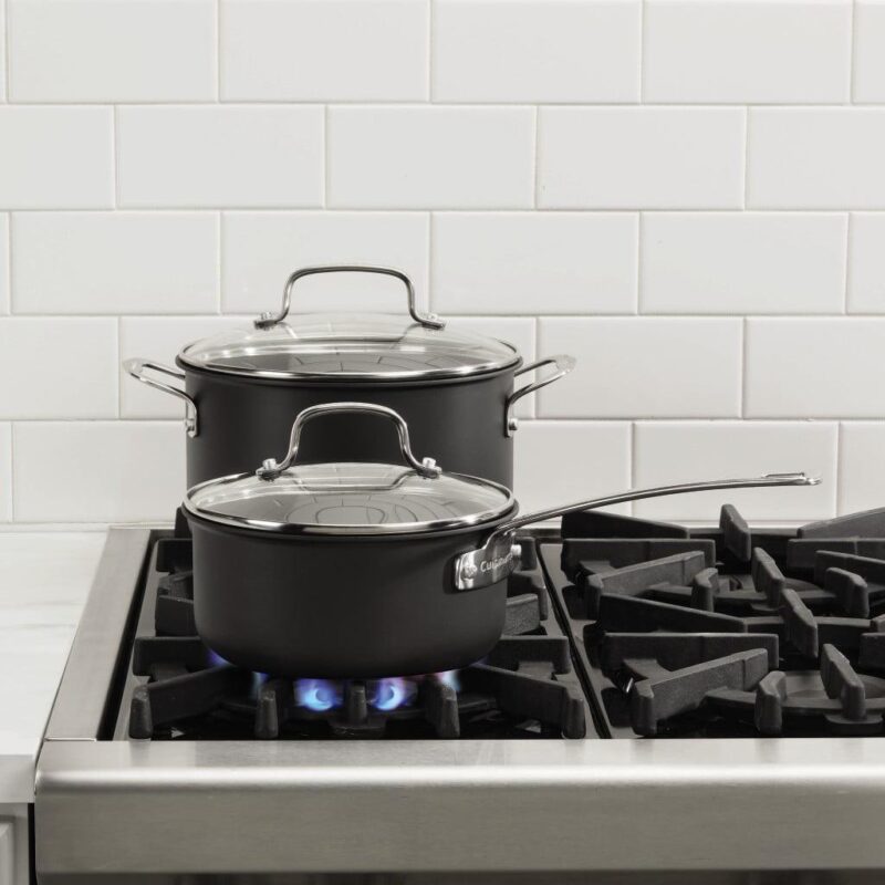 Cuisinart AdvantageA Pro Dishwasher Safe Hard Anodized Cookware 12-Piece Set, DS92-12 - Image 6