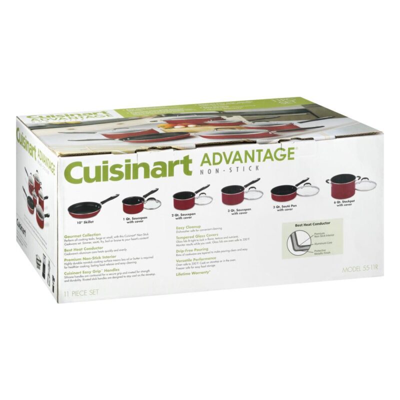 Cuisinart Advantage Non-stick 11 Piece Cookware Set - Image 5