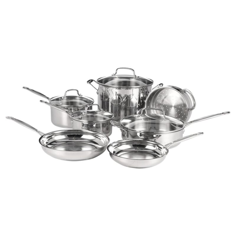 Cuisinart Chef's Classic Stainless Cookware 11 Piece Set, 77-11G - Image 10