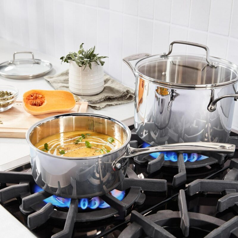 Cuisinart Tri-Ply Pro Stainless 11-Piece Cookware Set, TPC-11 - Image 5