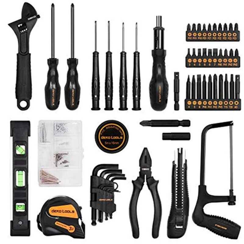 DEKO 218 Pcs Professional Mechanics Tool Kit Automotive Hand Tool Set - Image 3