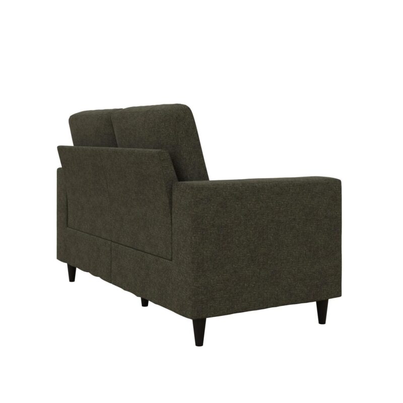 DHP Cooper Loveseat 2 Seater Sofa, Gray Linen - Image 15