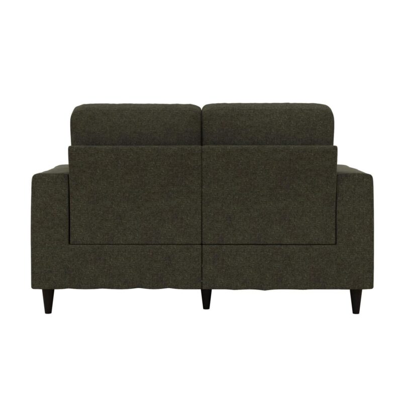 DHP Cooper Loveseat 2 Seater Sofa, Gray Linen - Image 16